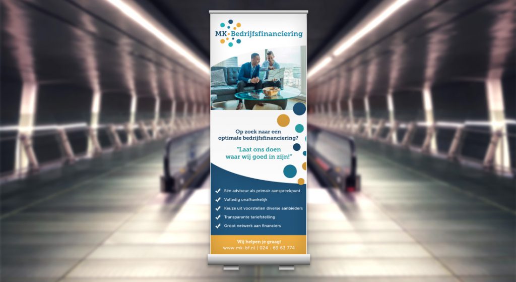mkbedrijfsfinanciering roll up banner huisstijl mkbedrijfsfinanciering roll up banner huisstijl